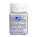 L&B Glass & Tile – trblietavá farba 50 ml – strieborná