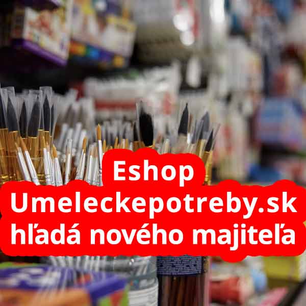Eshop Umeleckepotreby.sk hľadá nového majiteľa
